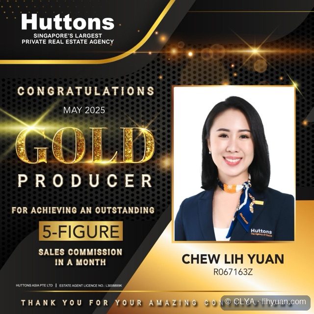 Huttons award: Gold Producer, May 2025, Chew Lih Yuan