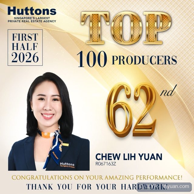 Huttons award: Top 100 Producers, 62nd, First Half 2026, Chew Lih Yuan